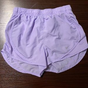 Lilac Nike Tempo Shorts